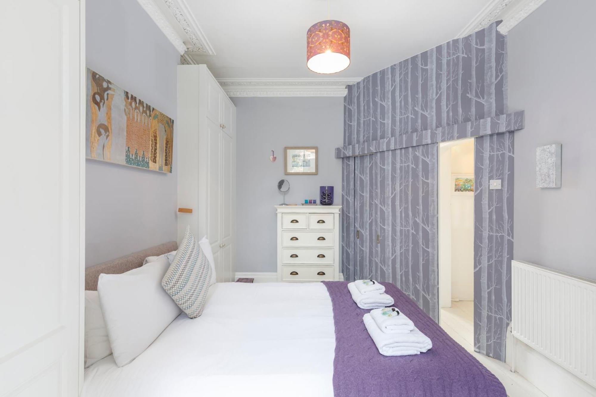 Central Hove Flat W Large Garden Buitenkant foto