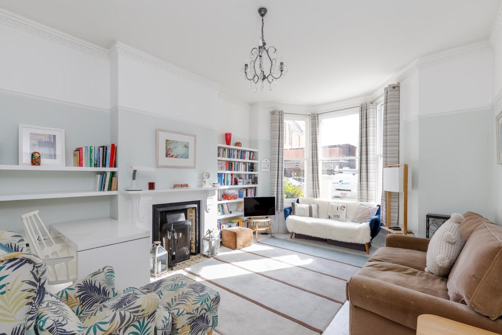 Central Hove Flat W Large Garden Buitenkant foto